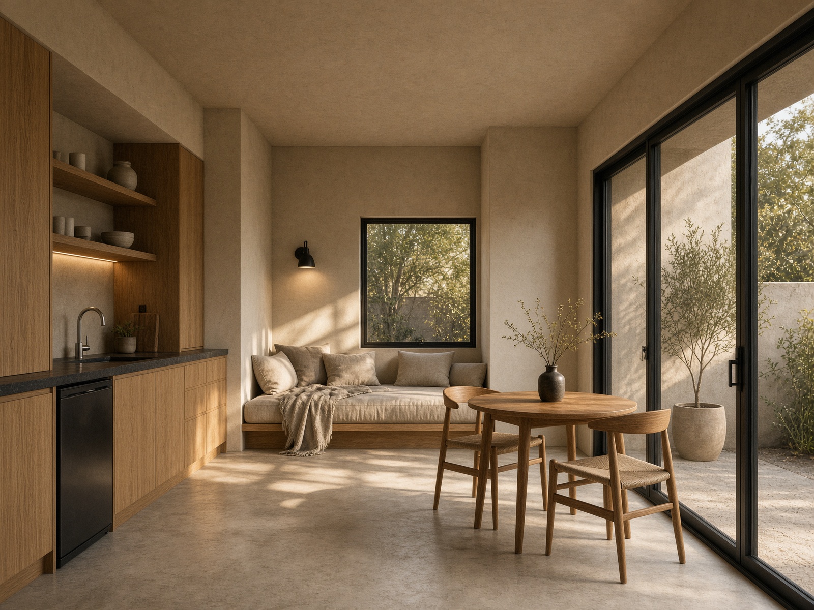 One room, well made — The Studio